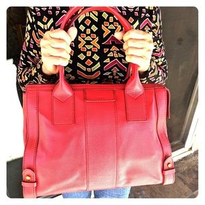 Fossil red shoulder purse purchsed from Dillard's